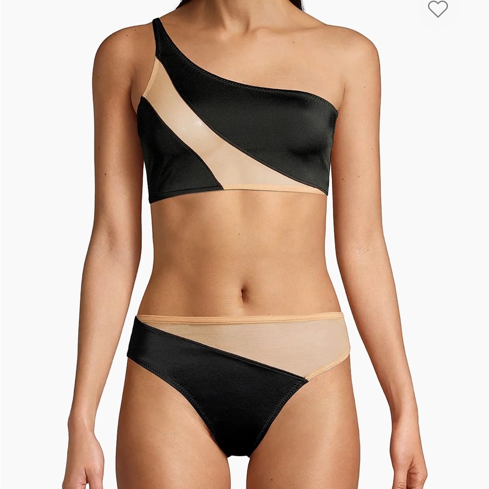 Norma Kamali Snake Mesh Bikini